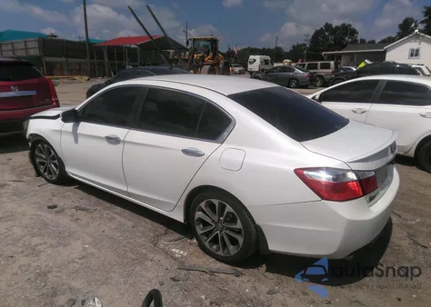 2014 Honda Accord Sport из США, поврежденный, VIN 1HGCR2F53EA026631